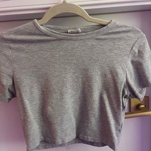 EUC fitted cropped Cotton on tee, smoke free pet free home
